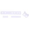 Kit binario scorrevole cassetto frigo in plastica nero per for facile install