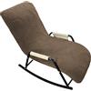 Coprisedile Elastico Reclinabile per Sedia a Dondolo Balcone Nap Sdraio Beanbag