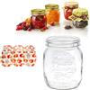 Bormioli Rocco 6 pz BORMIOLI ROCCO Vaso Quattro Stagioni 700ml barattoli vetro per conserve