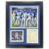 Legends Never Die Los Angeles Dodgers | Campioni del mondo 2024 | Collage fotografico incorniciato memorabilia | (celebrazione, 30,5 x 38,1 cm, incorniciato)