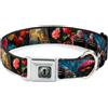 Alice in Wonderland Dog Collar DYDB-Alice Keyhole Full Color Grays Alice in Wonderland Movie Encount