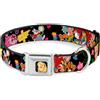 Alice in Wonderland Dog Collar DYU-Alice CLOSE-UP Full Color Alice's Encounters in Wonderland Small