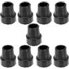 9 Pcs Puntali Per Stampelle Punte in Gomma Bastoncini Da Trekking