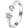 1pc Anelli da dito decorativi Anelli eleganti Gioielli Design aperto Anello