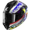 SHARK, Casco Moto Integrale SPARTAN RS CARBON STREETRUSH Carbon Blue Chrome DBU, M