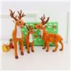 3 Pcs Miniature Figurine Decorazioni Per Finestre Arredamento Tavolo Renna