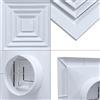 Per Coperchio Ventilatore Scarico Bagno 30x30cm Griglia Diffusore Plastica