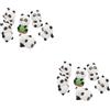 2 Pack Accessori Interni Auto Decorazioni Di Panda Per Cruscotti