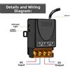 per interruttore Telecomando 30A Wireless RF433MHz AC 90 a 250V Lunga Distanza