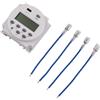 Digitale Timer Dc / AC 12V 16A LCD Display Programmabili per interruttore Del