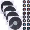 24 Pcs Adesivi Muro Per Dischi in Vinile Da Parete Decalcomanie Murali Esterne