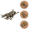 1Pc Simulation Beetle Model Brassware Ornamento decorativo in ottone intagliato
