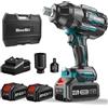 Seesii Avvitatore a Impulsi 1600Nm, 3/4'' Avvitatori a Massa Battente