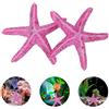 2 Pcs Decorazione Acquario Ornamento Di Stelle Marine Ornamenti Per