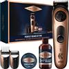 King C. Gillette Set Regolabarba Uomo King C. Gillette con Rotella Di Precisione + Balsamo Barba