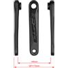 FSA, Ped. Fazua CK-746-1/IS 172,5mm Unisex Adulto, Nero, Standard