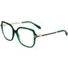 Salvatore Ferragamo FERRAGAMO Occhiali da vista SF 3012 317 Verde Trasparente