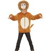 Widmann Monkey In Soft Plush (Hoodie With Mask) (104 cm / 2-3 Years) Brown