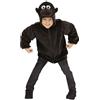 Widmann Gorilla In Soft Plush (Hoodie With Mask) (104 cm / 2-3 Years) Black