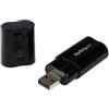 Startech.Com Scheda audio Esterna Stereo Usb 2.0 Black ICUSBAUDIOB