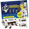 Albagarden Trappole Scarafaggi e Blatte, Trappola Collante a Casetta Configurabile Profilo Alto e Basso, Monitoraggio Insetti Striscianti per Casa, Colla Aromatizzata x 3 Pz
