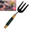 Hongu Forchetta Forca A 3 Denti Attrezzo Giardinaggio Giardino Manico Legno attrezzi