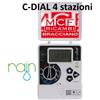 RAIN CENTRALINA IRRIGAZIONE RAIN C-DIAL 4 STAZIONI CON TRASFORMATORE ESTERNO 24V