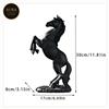Pegaso Nero 30 cm Statua 3D Moderna Decorazione Mitologica