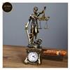 Dea della Giustizia con Orologio Statua Vintage per Avvocato