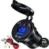 GemCoo Caricatore USB Auto Presa 12V GemCoo 108W Doppia PD 45W QC3.0 Voltmetro VZS091