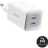 Anker Caricabatterie USB C Anker per smartphone e laptop 47W 2 porte 523 Nano 3 bianco