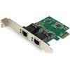 Startech.Com Scheda di rete Pci Express a 2 porte Gigabit (1000Base-TX) ST1000SPEXD4