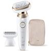 Braun Silk·épil 9 Flex 9-030 3D Epilatore Bianco (963206)