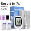 Pic Kit Glucometro Test Del Diabete Monitoraggio Glicemia 50 Strisce Con Lancette