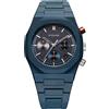 D1 Milano Orologio D1 Milano Uomo Donna Polychrono Neptune PHBJ09 Blu 40,5mm Cronografo
