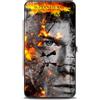 Supernatural Hinged Wallet SUPERNATURAL Sam + Dean Broken Faces CLOSE-UP Grays/Flames