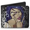 Sexy Ink Girls Bi-Fold Wallet Rock & Roll Ink