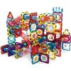 Olvy Blocchi magnetici Montessori Giocattoli 100 Piastrelle Magnetiche per