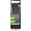 Aspes Frigorifero nero ARH1855500ENF, capacità 295 litri, larghezza 54 cm, altezza 185 cm, ventilato, motore universale, 55 dB, livello sonoro, luce LED, porta in vetro, apertura a manopola, classe E