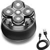 BEST DIRECT MAXILISSE Head Shaver Rasoio Elettrico per Testa Uomo 5 Testine Fluttuanti