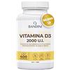Bandini® Vitamina D 600 UI/mese 400 Compresse ( 1 Anno) Vitamin D3 pura Difese