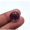 Pietra preziosa sciolta cabochon rotonda ametista viola incandescente 12,85 c...