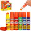 Cléopâtre CLEOPATRE - Set di 6 piccoli timbri per pittura a guazzo, 50 ml, pennarelli a punto per bambini, Dot Marker - Tempo libero creativo