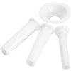 Westmark Set con imbuto per salsiccia, 4 pz., ø 1/1,5/2 cm, Accessori per Tritacarne Westmark 97522260/Dim. 8, Plastica, Bianco, 14942230