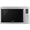 Smeg Microonde 1100W (34Lt) UNIVERSALE MOE34CXI2 Grill Silver