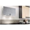 Airforce Cappa parete (90x27,4x125,8cm) IN TIME Bianco e Inox CCINTIME9511