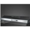 Smeg Cappa incasso (89,8cm) con frontalino a vista UNIVERSALE Inox e Nero