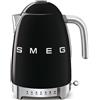 Smeg Bollitore elettrico 2400W (1,7Lt) 50 STYLE Black KLF04BLEU