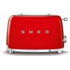 Smeg Tostapane 950W 50 STYLE 2x2 Red TSF01RDEU
