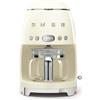 Smeg Macchina caffè americano 1050W 10 tazze 50 STYLE Panna DCF02CREU